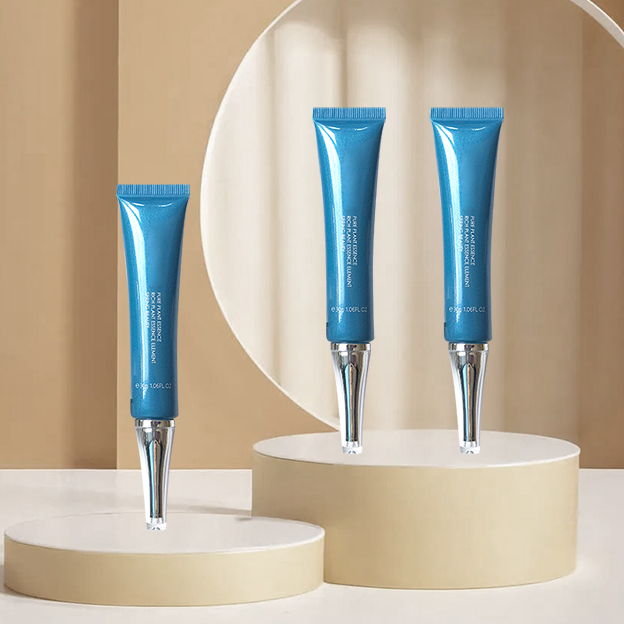 19 Pipe diameter colored pearlescent tube offset printing + silk screen printing with electroplated acrylic horn cover-1