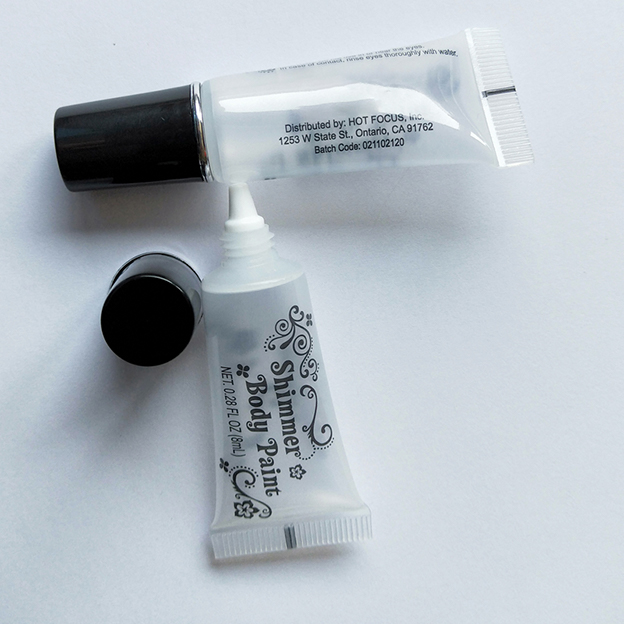 19 Tube diameter transparent tube with hot silver edge double-layer high cover-1