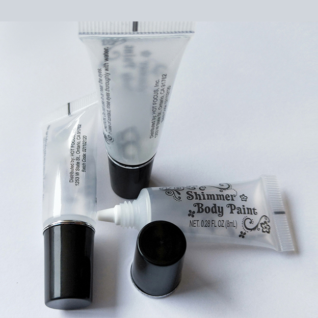 19 Tube diameter transparent tube with hot silver edge double-layer high cover-1