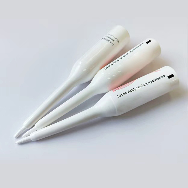 19 Pipe diameter long pointed rounded corner shoulder stamping + hot stamping with easy folding head ultra-fine cap-1