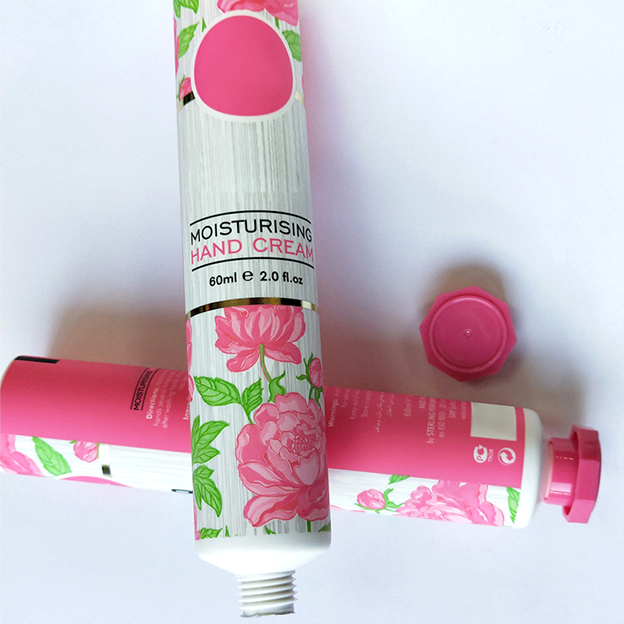 30 Tube size offset printing + hot stamping with color octagonal cover-1