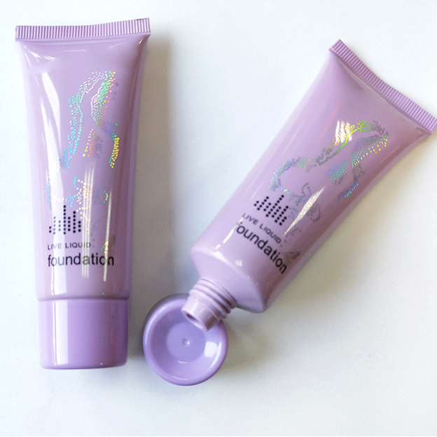 30 Colored tube offset printing + hot stamping with color screw cap-1