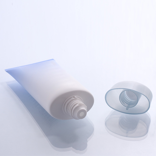 40 Pipe diameter elliptical tube offset printing + hot stamping gradient color with semi-transparent color matching screw cap-1