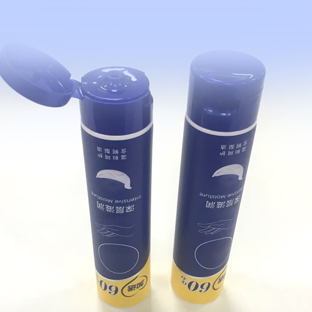 35 Pipe diameter laminated tube PBL offset hand cream silver stamping process with flip cover 120g