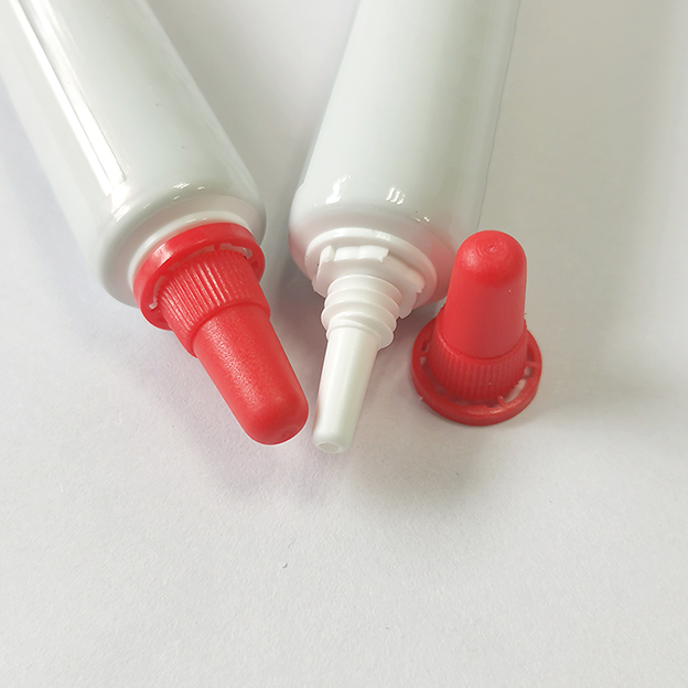 1 Aluminum-plastic material 19 pipe diameter 20g offset printing silver stamping process with environmentally friendly lock cap