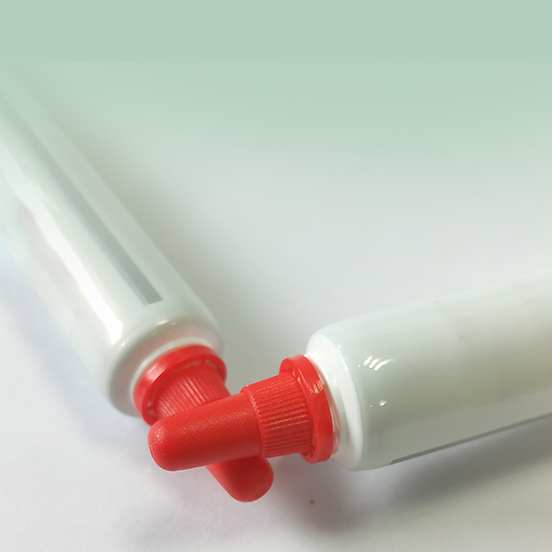1 Aluminum-plastic material 19 pipe diameter 20g offset printing silver stamping process with environmentally friendly lock cap