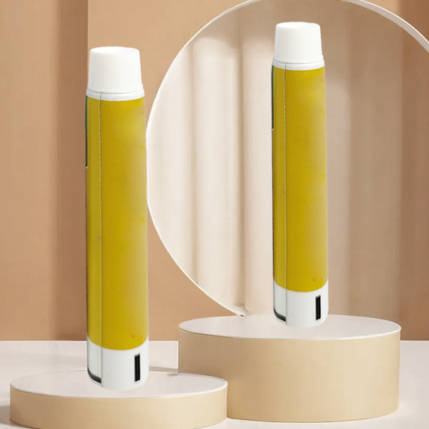 19 Pipe diameter aluminum-plastic composite pipe offset printing process antibacterial green plum blossom shoulder tubes filling 20g