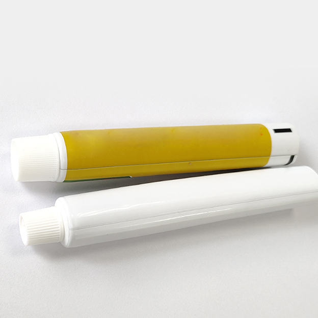 19 Pipe diameter aluminum-plastic composite pipe offset printing process antibacterial green plum blossom shoulder tubes filling 20g