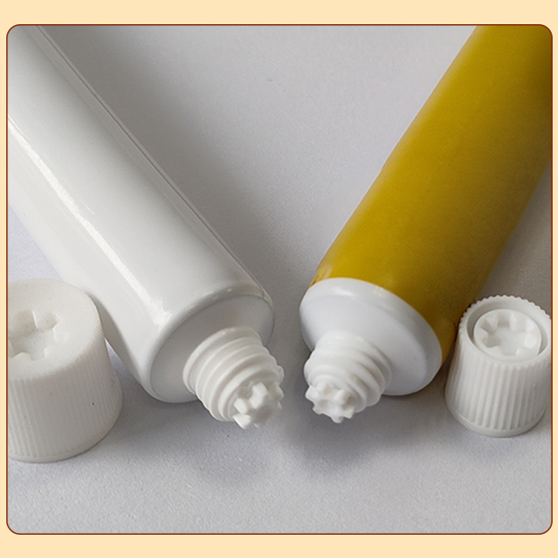 19 Pipe diameter aluminum-plastic composite pipe offset printing process antibacterial green plum blossom shoulder tubes filling 20g