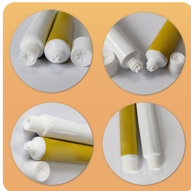19 Pipe diameter aluminum-plastic composite pipe offset printing process antibacterial green plum blossom shoulder tubes filling 20g