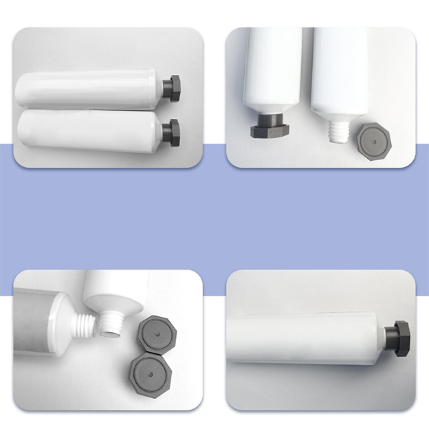 35 Tube diameter aluminum-plastic composite tubes with offset printing + varnish with octagonal cap 100g toothpaste tube