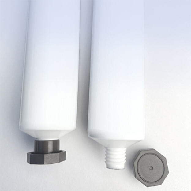 35 Tube diameter aluminum-plastic composite tubes with offset printing + varnish with octagonal cap 100g toothpaste tube