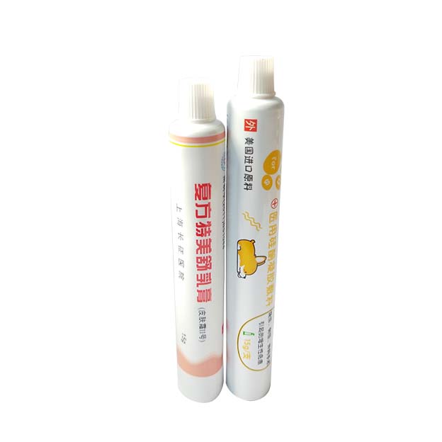 D19 270um white sheet offset printing varnish with vertical stripe reverse nail cap