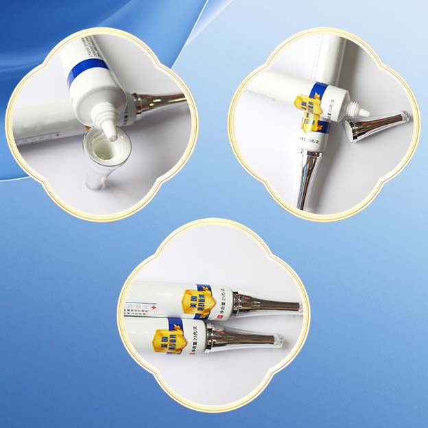 D22 270um pointed mouth + inner stopper offset printing with acrylic electroplated silver horn cover-1