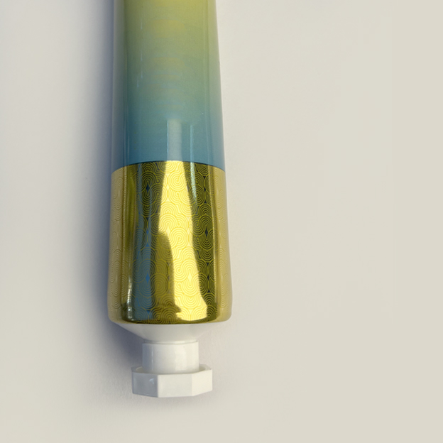 35 Tube diameter aluminum-plastic composite tubes high gloss 300 sheet offset printing + gloss oil with octagonal cap or glossy screw cap 100g suitable for toothpaste tube