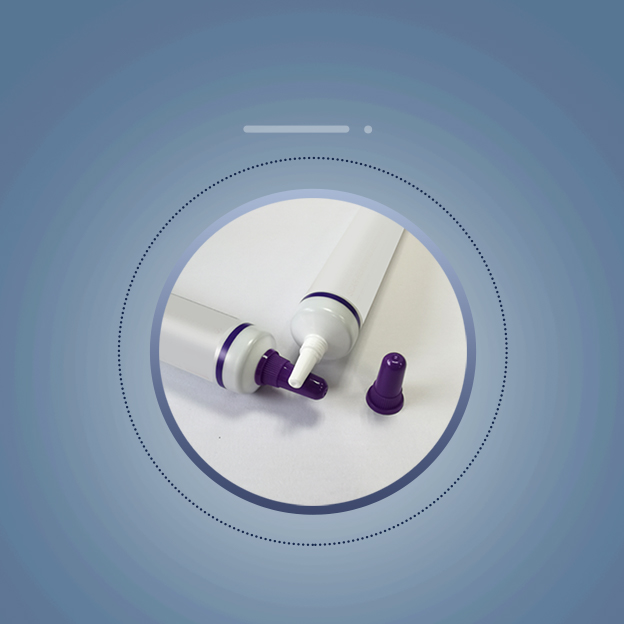 2 aluminum-plastic material 19 pipe diameter pointed tip 20g pointed cap with offset printing and silver stamping process