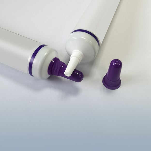 2 aluminum-plastic material 19 pipe diameter pointed tip 20g pointed cap with offset printing and silver stamping process