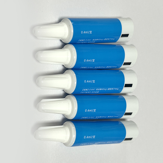 12.7 mm diameter 250 white sheet material tapered aluminum-plastic composite soft tube offset printing with triangular cap